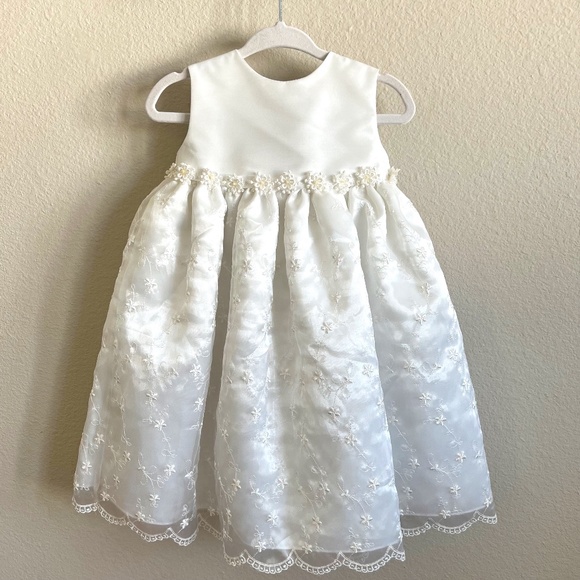 Baby Girl's Christening Baptism Dress size 0-3 months - Picture 1 of 9